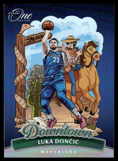 Basketball Panini 2023-24 One And One #25 Luka DončIć Downtown! SSP