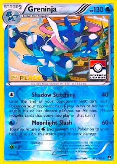 Greninja 40/122 (League Promo) [1St Place] [League & Championship Cards]