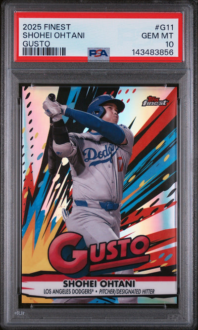 Baseball Topps 2025 Gusto Shohei Ohtani #G11 PSA 10