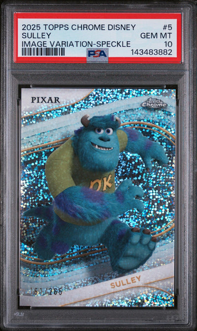 Sports Topps 2025 Topps Chrome Disney Image Variation-Speckle Sulley #5 /265 PSA 10 143483882