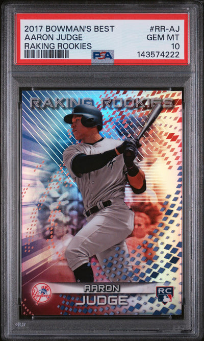 Pokémon Panini 2017 Bowman'S Best Raking Rookies Aaron Judge #Rraj PSA 10