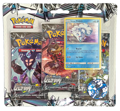 Sports Ultra Prism 3-Pack Blister W/ Alolan Vulpix