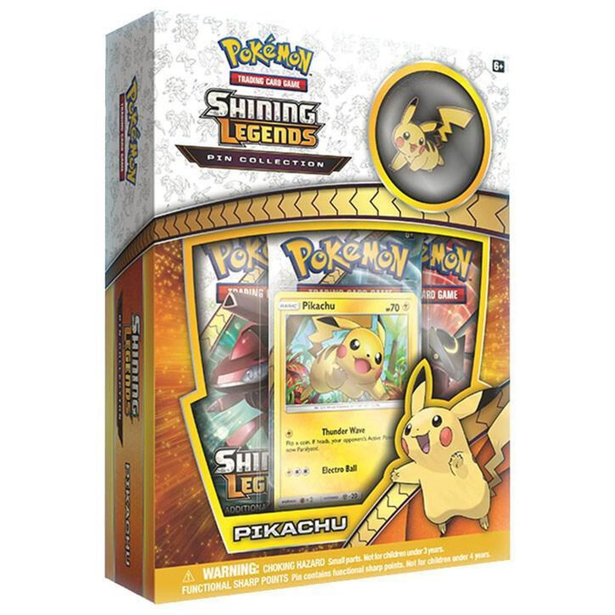 Pokémon Pokemon: Shining Legends Pin Collection Boxes Pikachu & Mewtwo (Sealed Set Of 2)