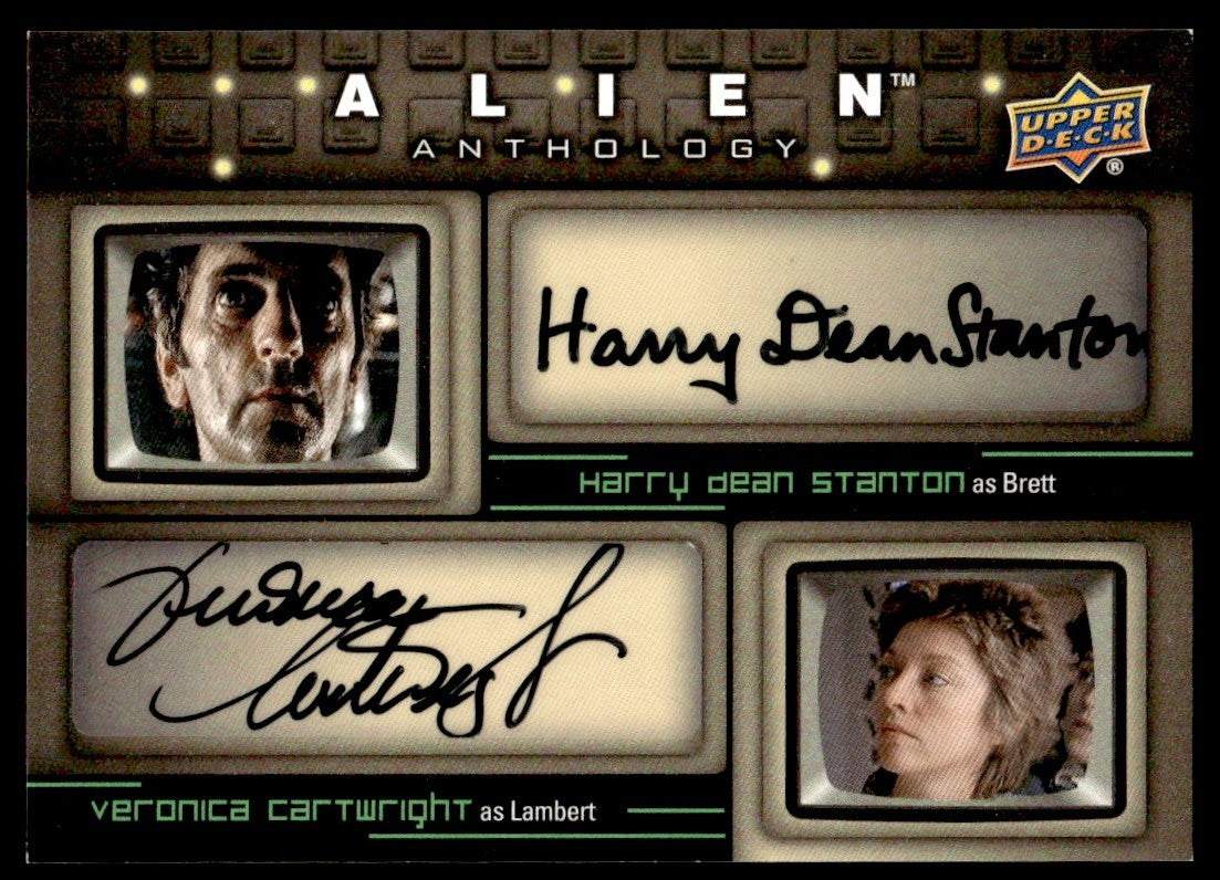 Pokémon Panini 2016 Upper Deck Da-Cs Harry Dean Stanton Veronica Cartwright Alien Anthology Auto