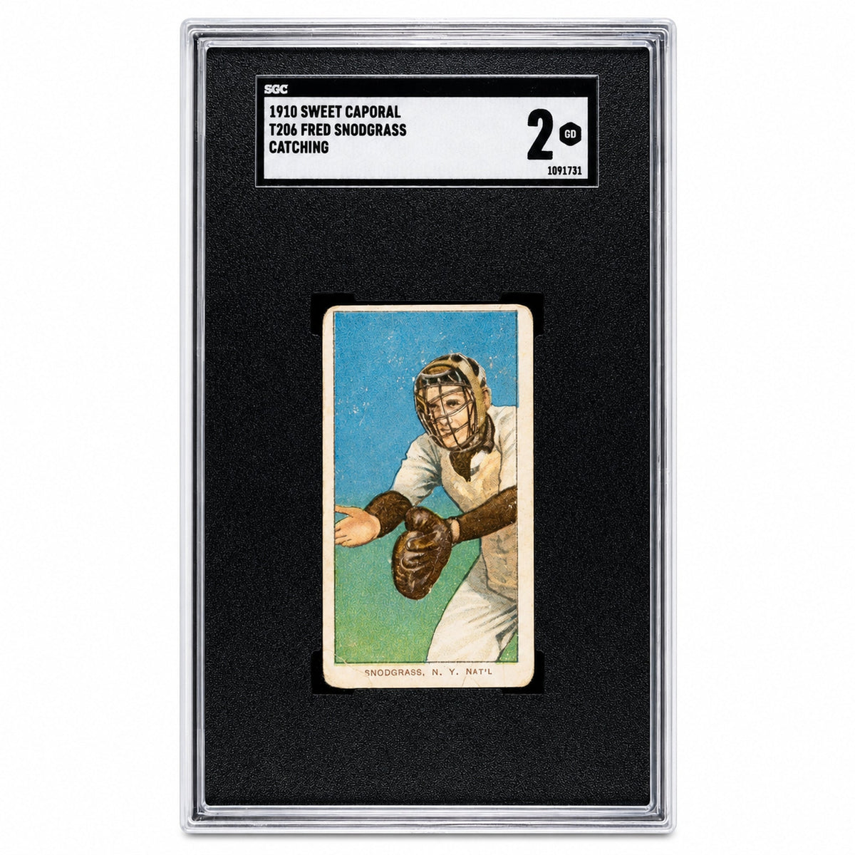 Pokémon Panini 1910 Fred Snodgrass T206 SGC 2