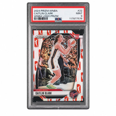 Basketball Panini 2024 Panini Prizm WNBA WNBA Logo Prizm Caitlin Clark #22 PSA 9