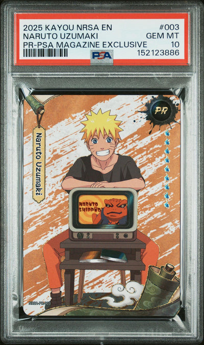 Sports 2025 Kayou Naruto Smriti Collectible Card Heaven Scroll Series 1 Promo PSA Exclusive Naruto Uzumaki #Nrsapr003 PSA 10