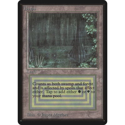 Magic The Gathering Bayou [Limited Edition Beta]