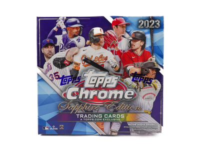 Baseball Topps 2023 Topps Chrome Sapphire Edition Hobby Box