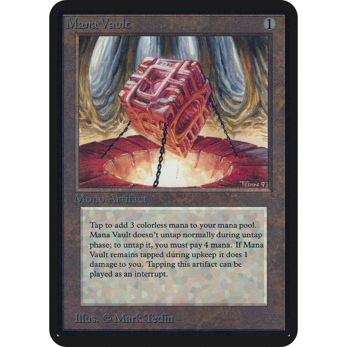 Magic The Gathering Mana Vault [Limited Edition Alpha]