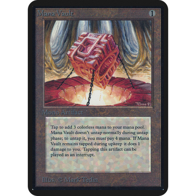 Magic The Gathering Mana Vault [Limited Edition Alpha]