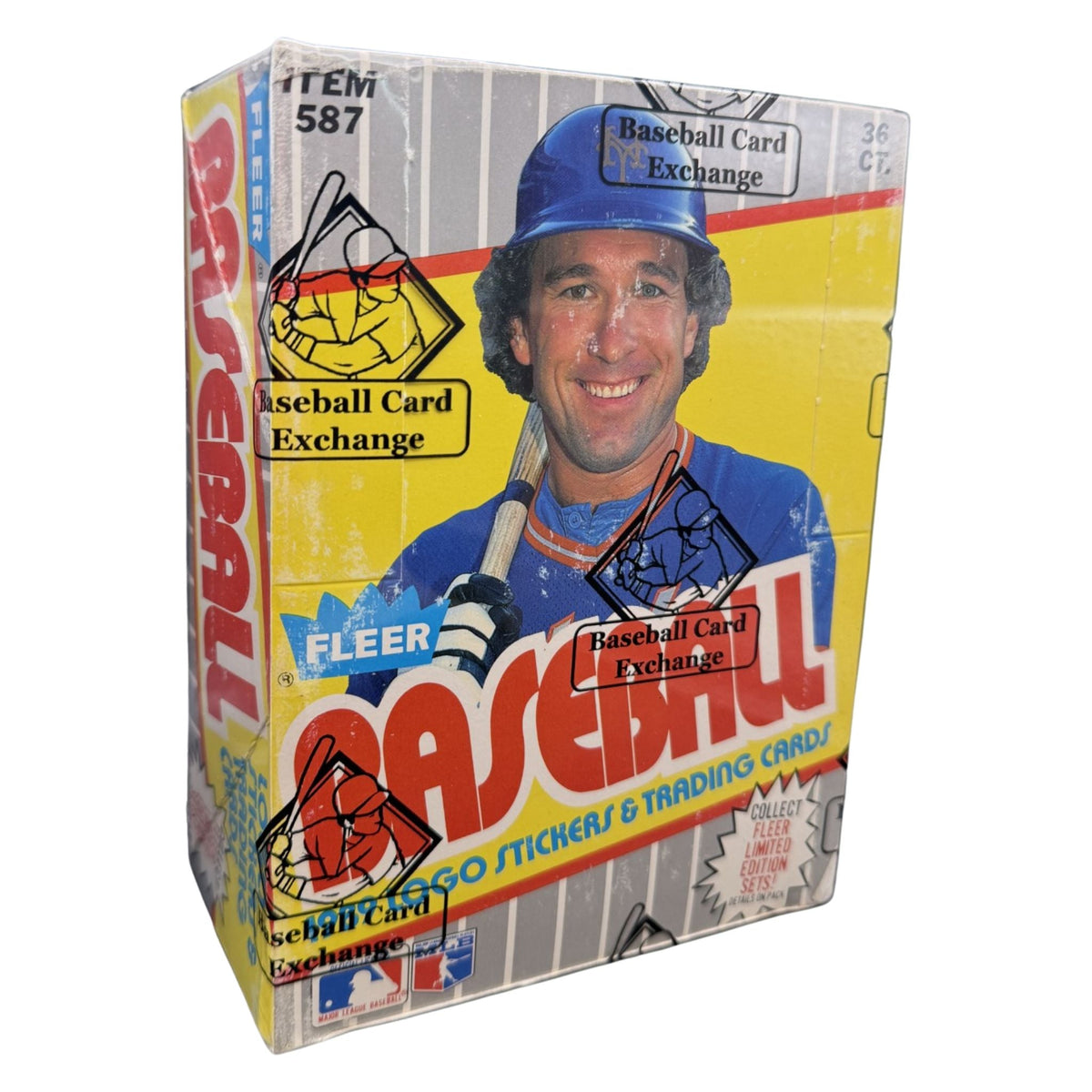 1989 Fleer Wax Box Bbce Wrapped