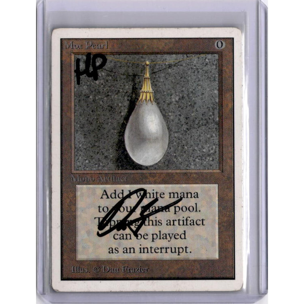 Magic The Gathering Mox Pearl (HP) [Unlimited Edition] [Pics]