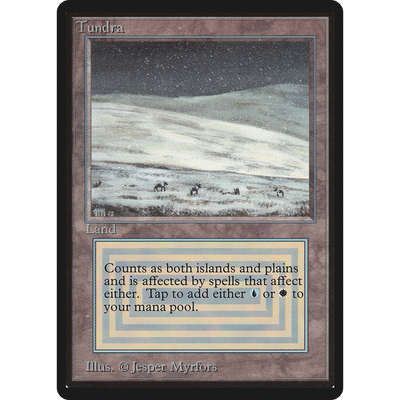 Magic The Gathering Tundra [Limited Edition Beta]