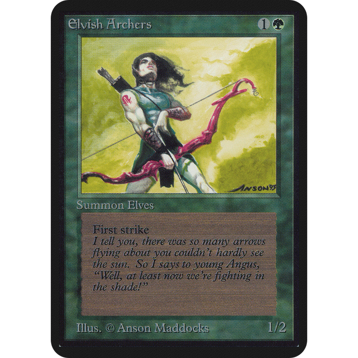 Magic The Gathering Elvish Archers [Limited Edition Alpha]