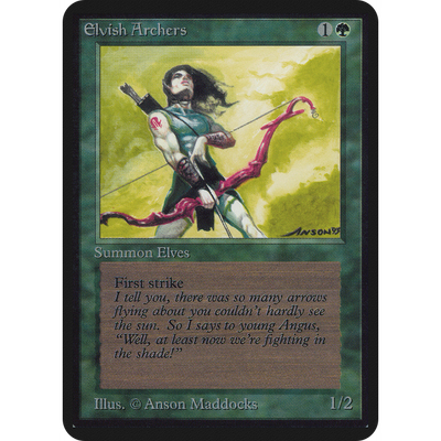 Magic The Gathering Elvish Archers [Limited Edition Alpha]