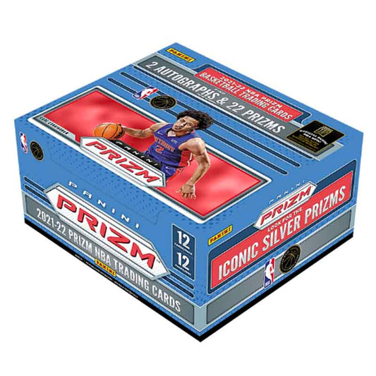2021/22 Panini Prizm Basketball Hobby 12 Box Case