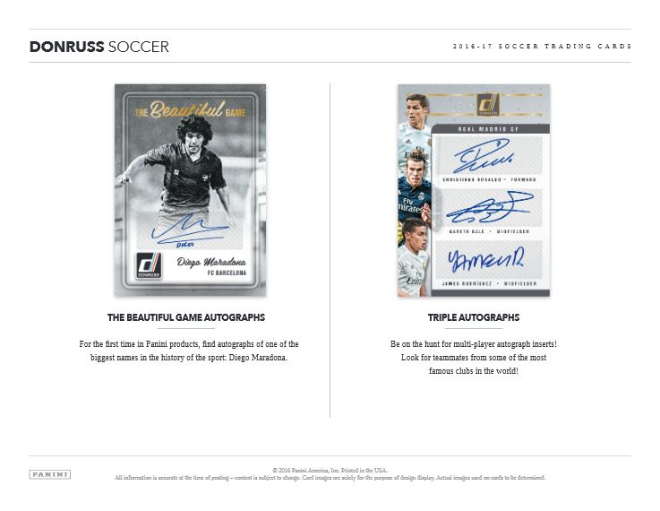 Soccer Panini 2016 Panini Donruss Soccer Hobby Box