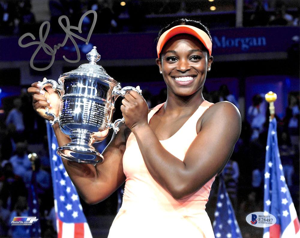Sloane Stephens Autographed 8X10 Photo U.S. Open Beckett Bas Stock #135372