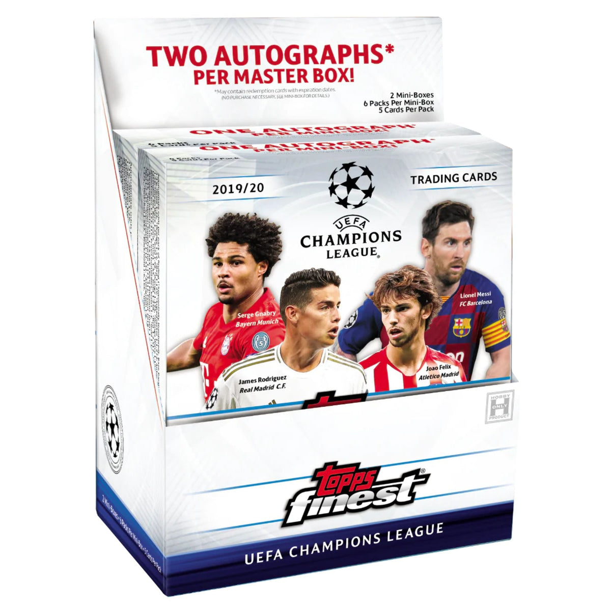 2019/20 Topps Finest Uefa Champions League Soccer Hobby Box