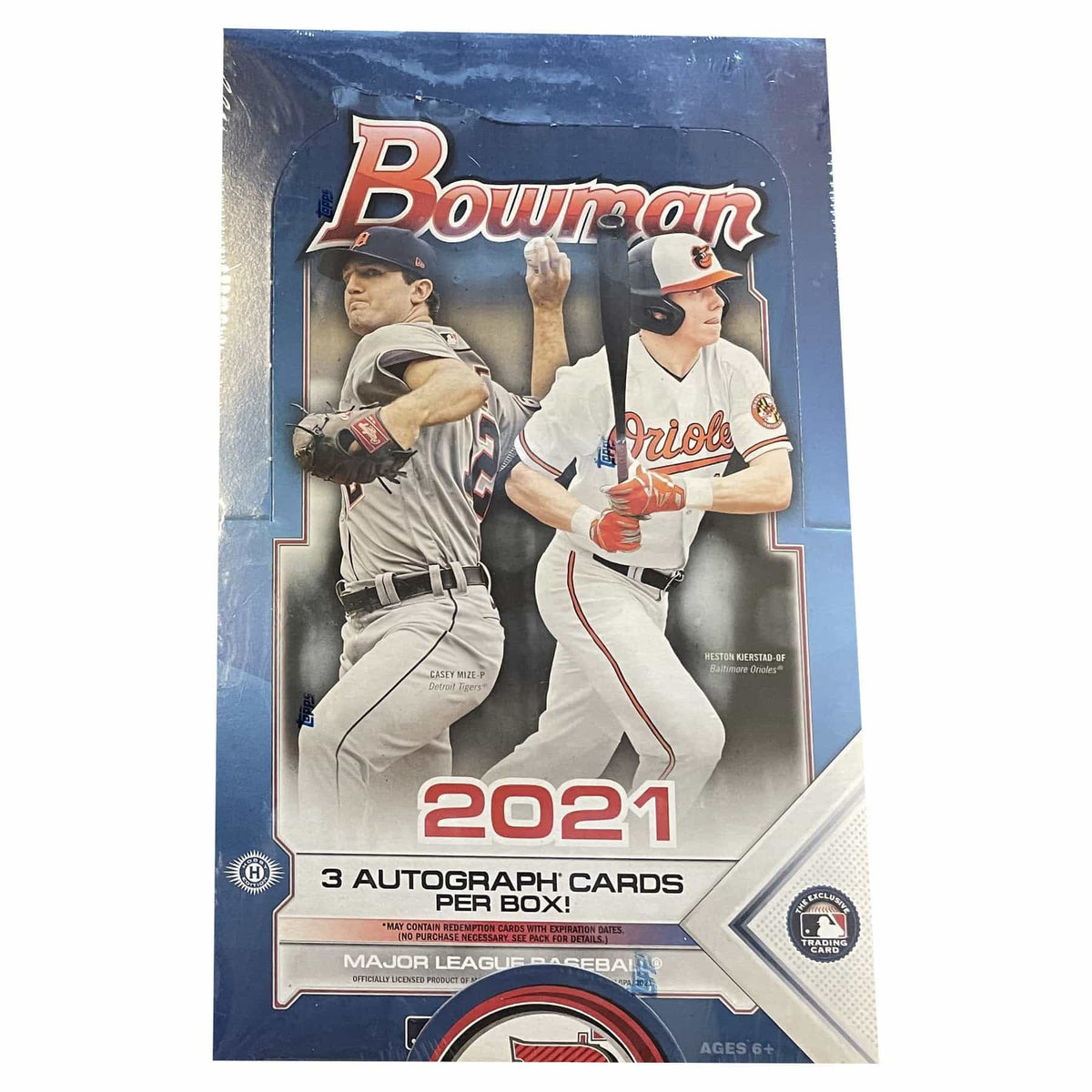 Baseball Topps 2021 Bowman Baseball Jumbo Hta Hobby 8 Box Case