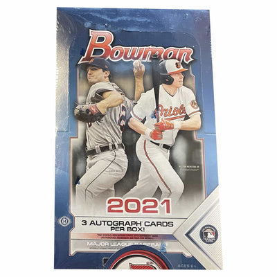 Baseball Topps 2021 Bowman Baseball Jumbo Hta Hobby 8 Box Case