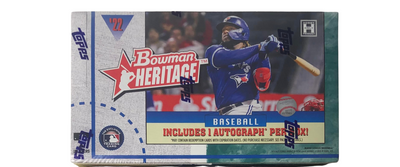 Baseball Topps 2022 Bowman Heritage Hobby Box