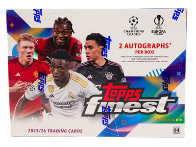 Soccer Topps 2023-24 Topps Uefa Club Competitions Finest Soccer Hobby Box
