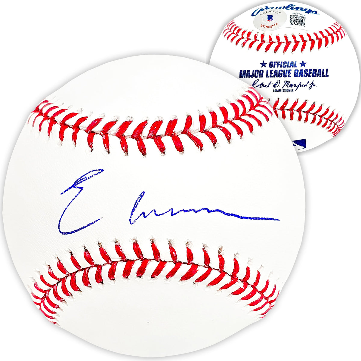 Elly De La Cruz Autographed Official MLB Baseball Cincinnati Reds Beckett Bas Witness Stock #218708
