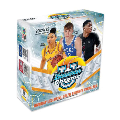 Basketball Topps 2024-25 Bowman Chrome University Basketball Mega 20 Box Case