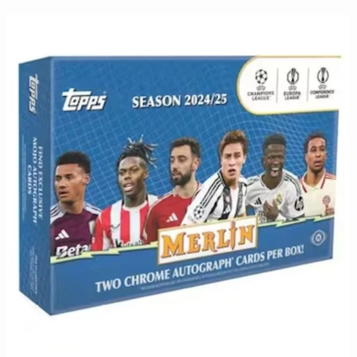 2024/25 Topps Merlin Chrome Uefa Club Competitions Soccer Delight Box