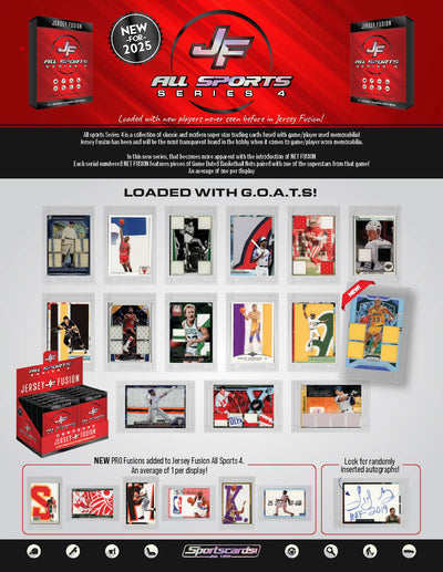 Soccer 2025 Jersey Fusion All Sports Series 4 10-Box Display