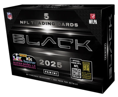 Football Panini 2025 Panini Black Football Hobby 12 Box Case