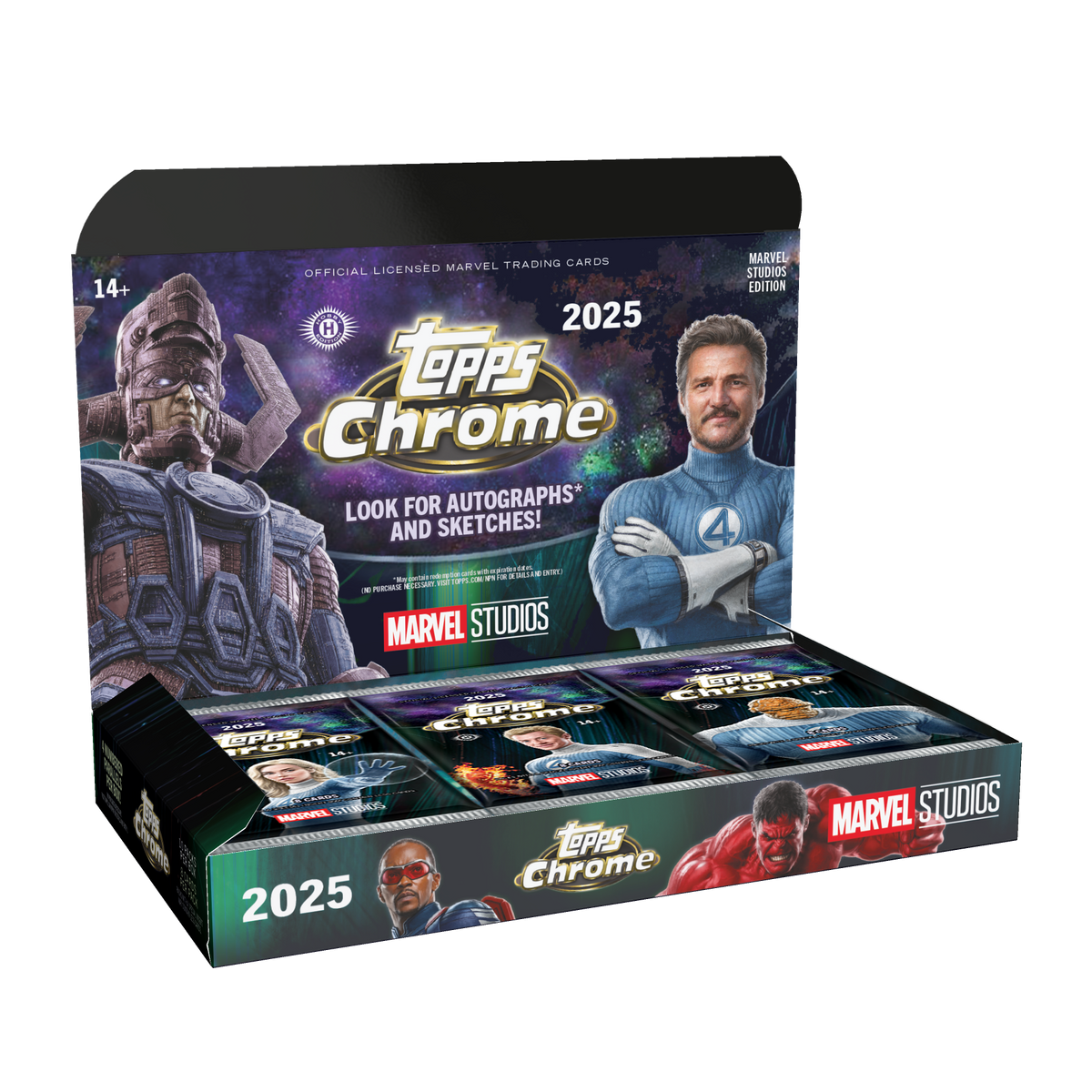 Pokémon Topps 2025 Topps Chrome Marvel Studios Hobby Box