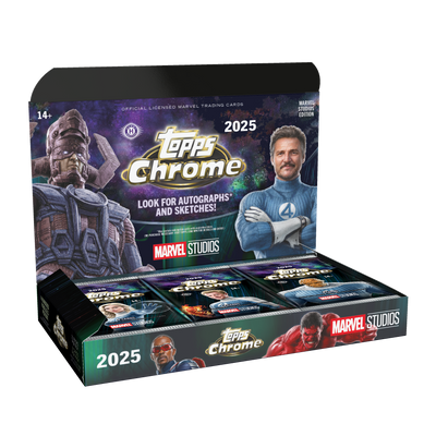 Pokémon Topps 2025 Topps Chrome Marvel Studios Hobby Box