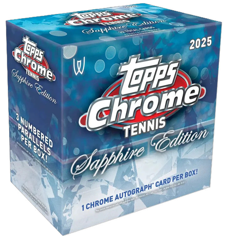 Tennis Topps 2024 Topps Chrome Tennis Sapphire Edition Box