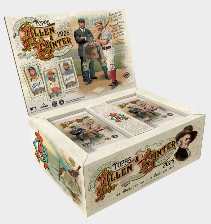 Baseball Topps 2025 Topps Allen & Ginter Baseball Hobby 12 Box Case