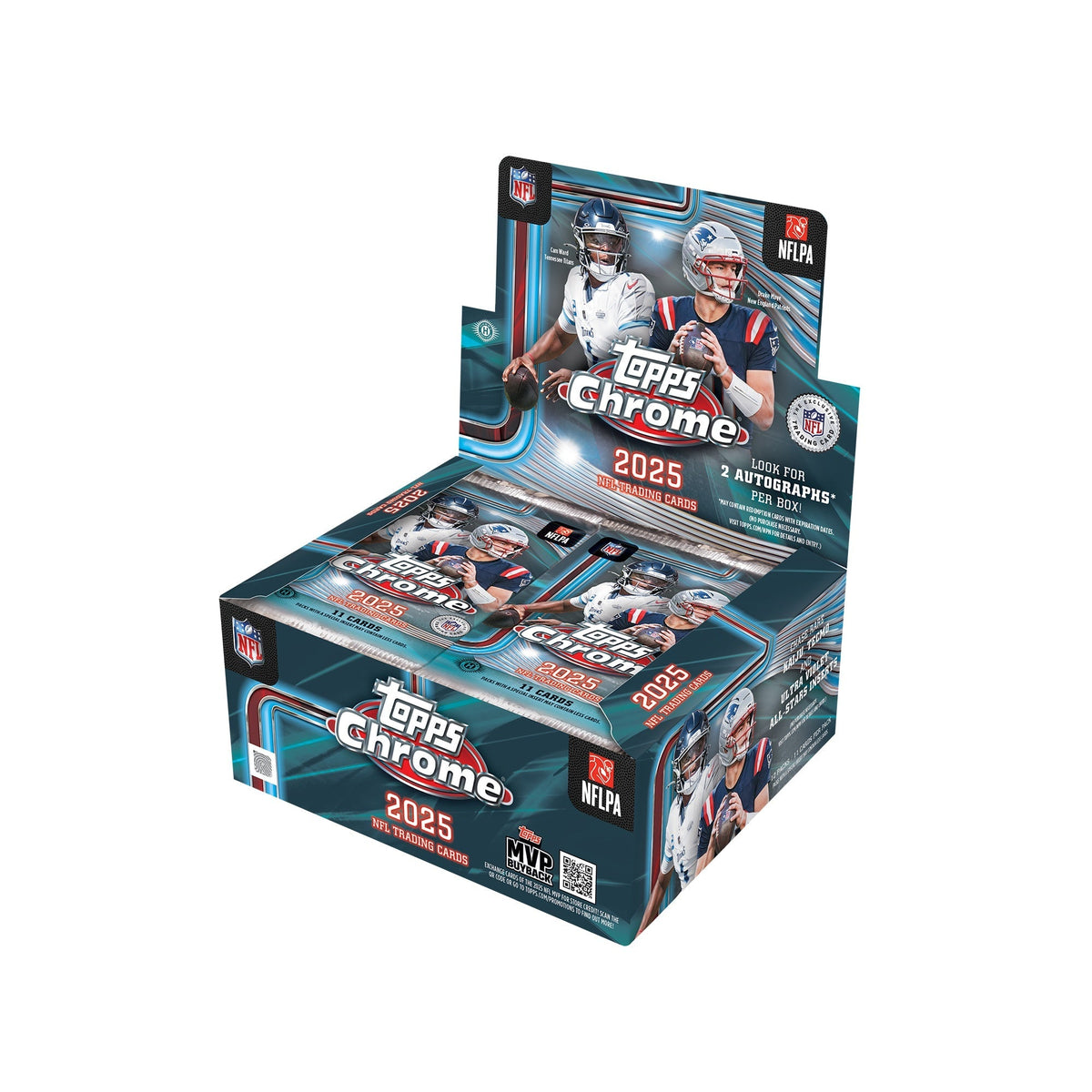 Football Topps 2025 Topps Chrome Football Hobby Jumbo Box