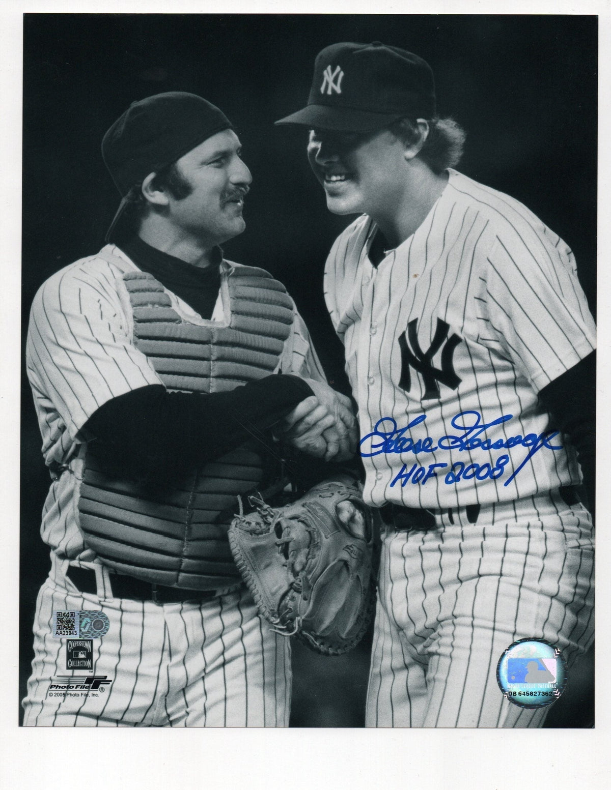 Goose Gossage Signed Hof 2008 Inscription 8X10 Photo (Aiv Aa23943)