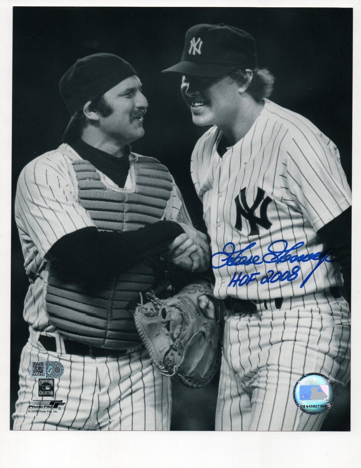 Goose Gossage Signed Hof 2008 Inscription 8X10 Photo (Aiv Aa23942)