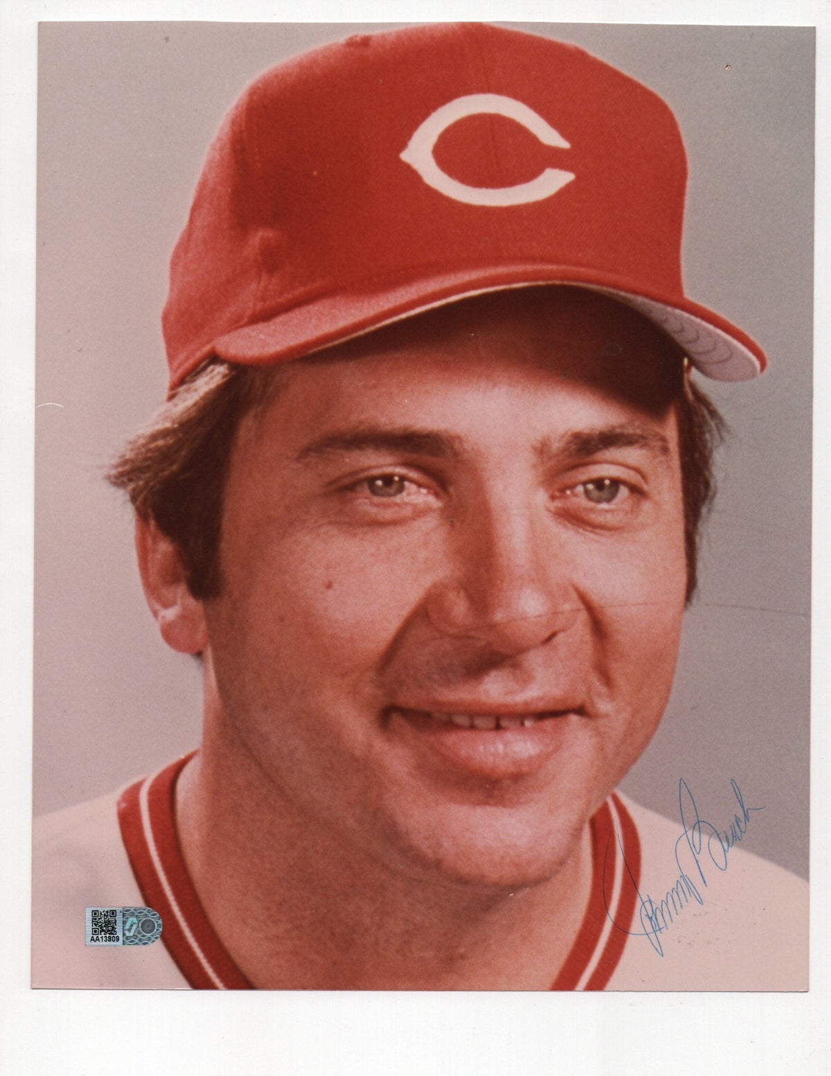 Johnny Bench Signed 8X10 Photo (Aiv Aa13809)