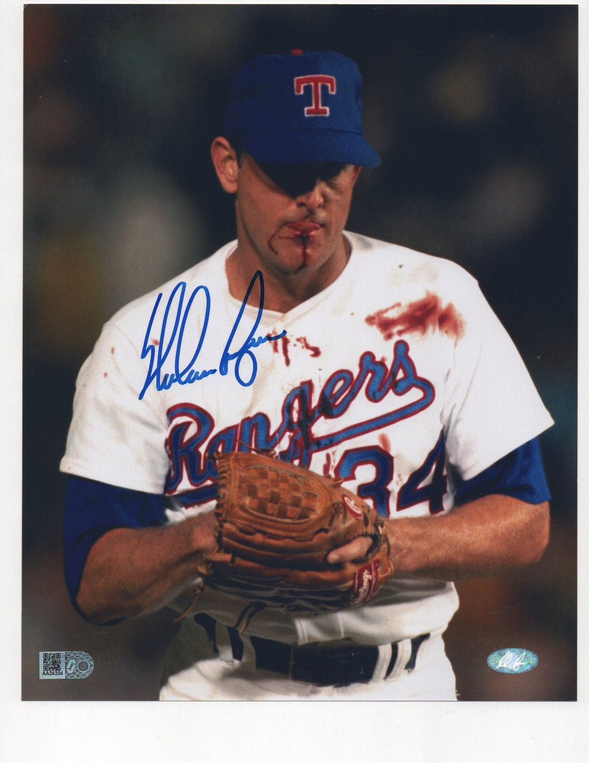 Nolan Ryan Signed 8X10 Photo (Aiv Aa24204)