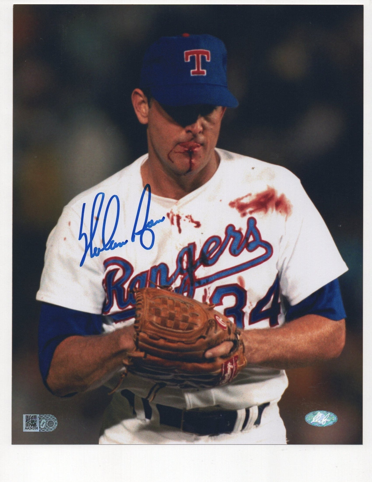 Nolan Ryan Signed 8X10 Photo (Aiv Aa24206)