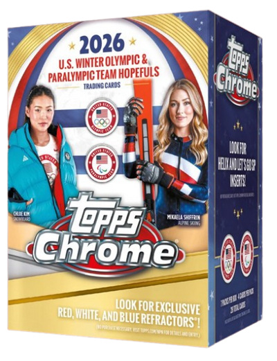 Sports Topps 2026 Topps Chrome Us Winter Olympic & Paralympic Team Hopefuls Blaster 40 Box Case