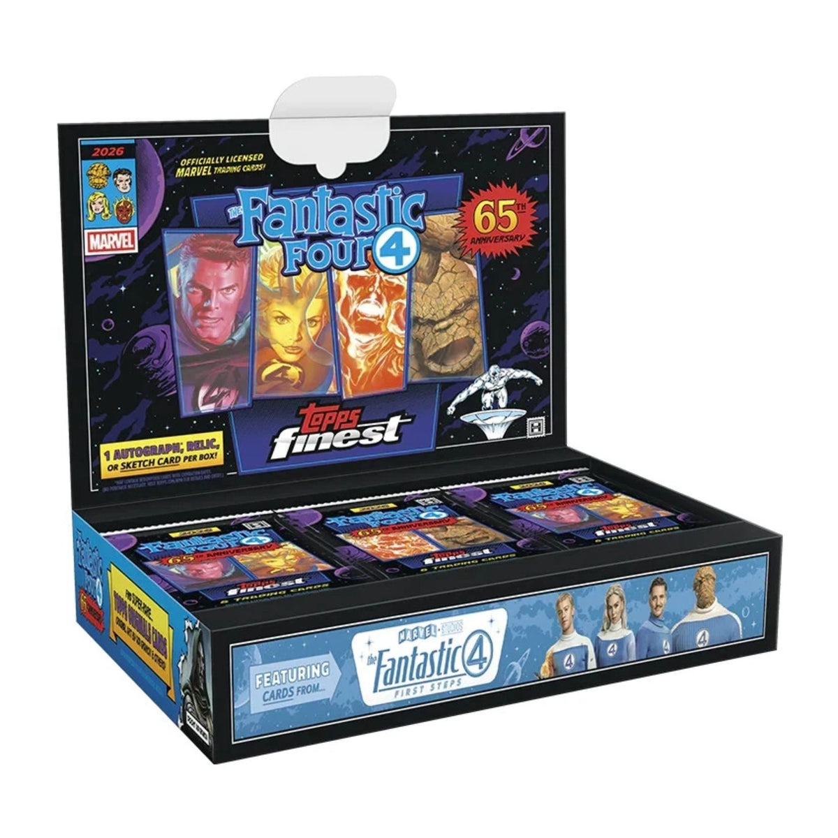 2026 Topps Finest Marvel The Fantastic Four 65Th Anniversary Hobby Box