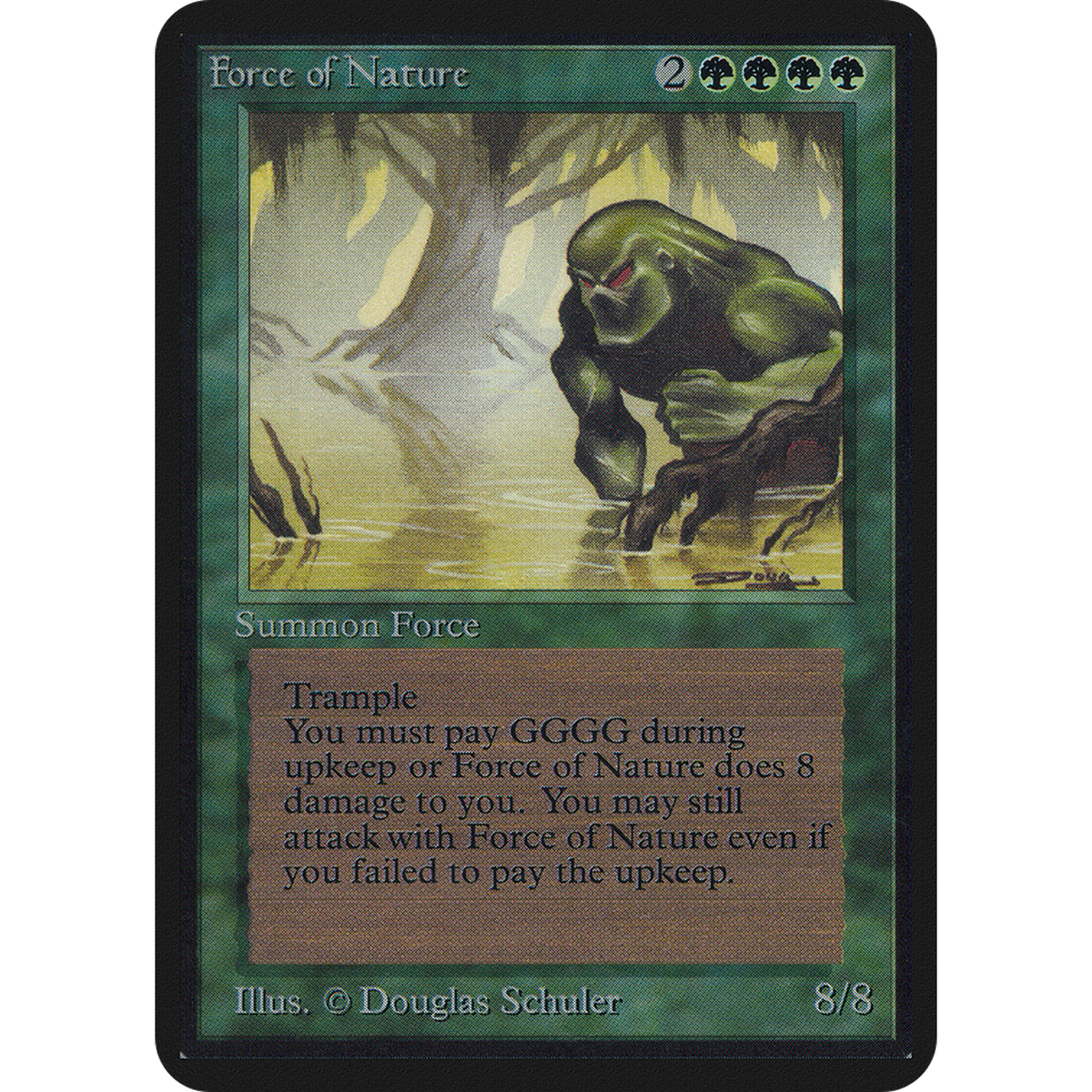 Magic The Gathering Force Of Nature [Limited Edition Alpha]