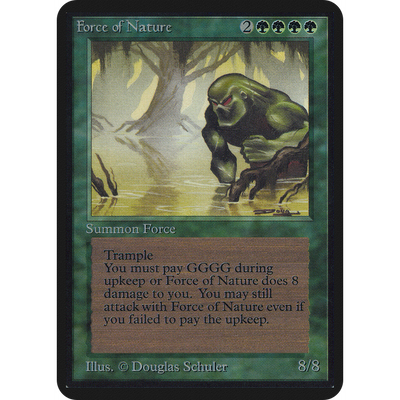 Magic The Gathering Force Of Nature [Limited Edition Alpha]