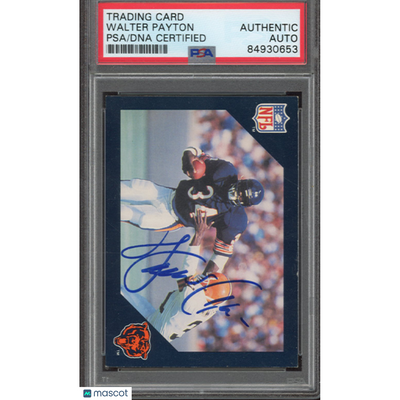 Football Walter Payton PSA A