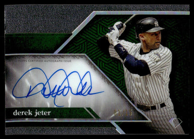 Baseball Topps 2024 Topps Diamond Icons Acc-Dj Derek Jeter Icons Chrome Autograph Card /15 New York Yankees