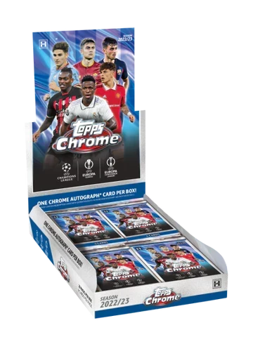 Soccer Topps 2022-23 Topps Uefa Club Compititions Chrome Soccer Hobby Box